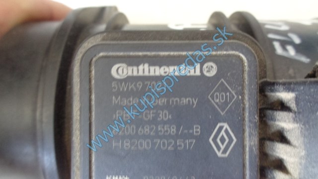 váha vzduchu na renault fluence 1,5dci, 8200682558B